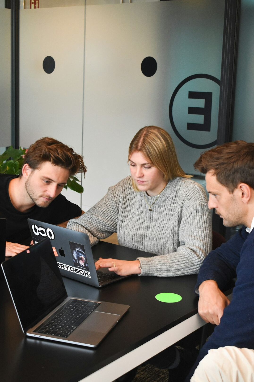 team of programmers collaborating