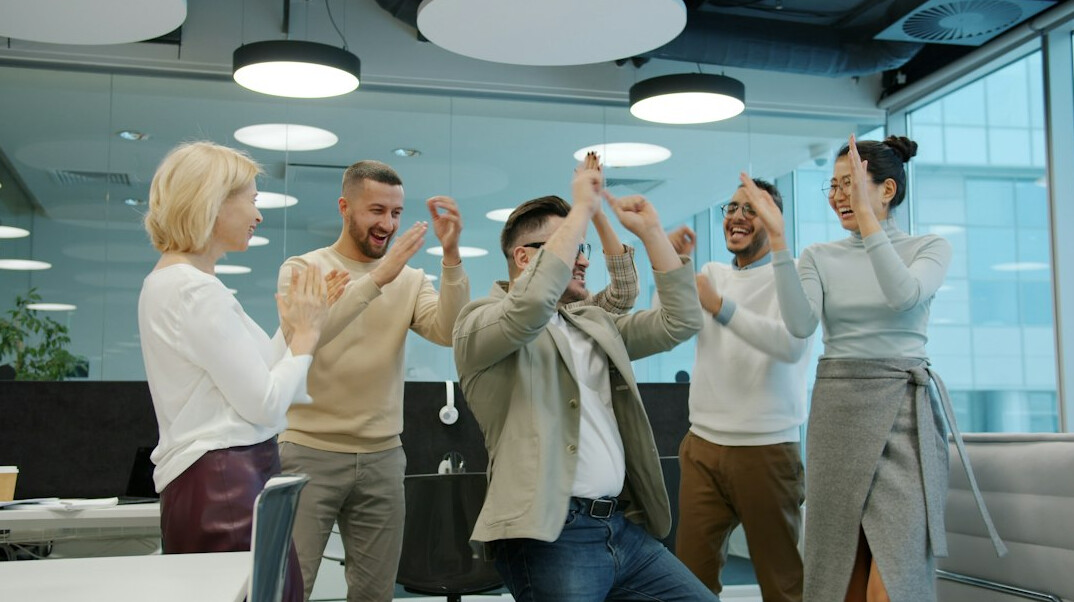 successful project celebration